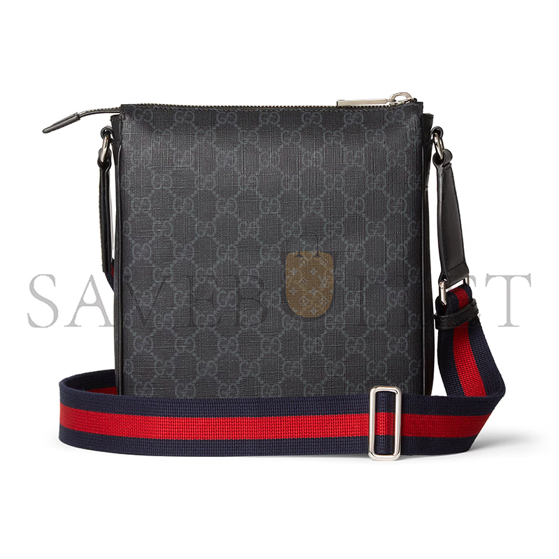 G*u*i gg black small messenger bag ‎‎792082 (23.5*21*4.5cm)